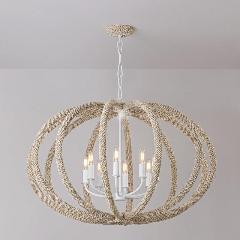 Hudson Valley 1208 Lewiston 8-lt 34" Chandelier