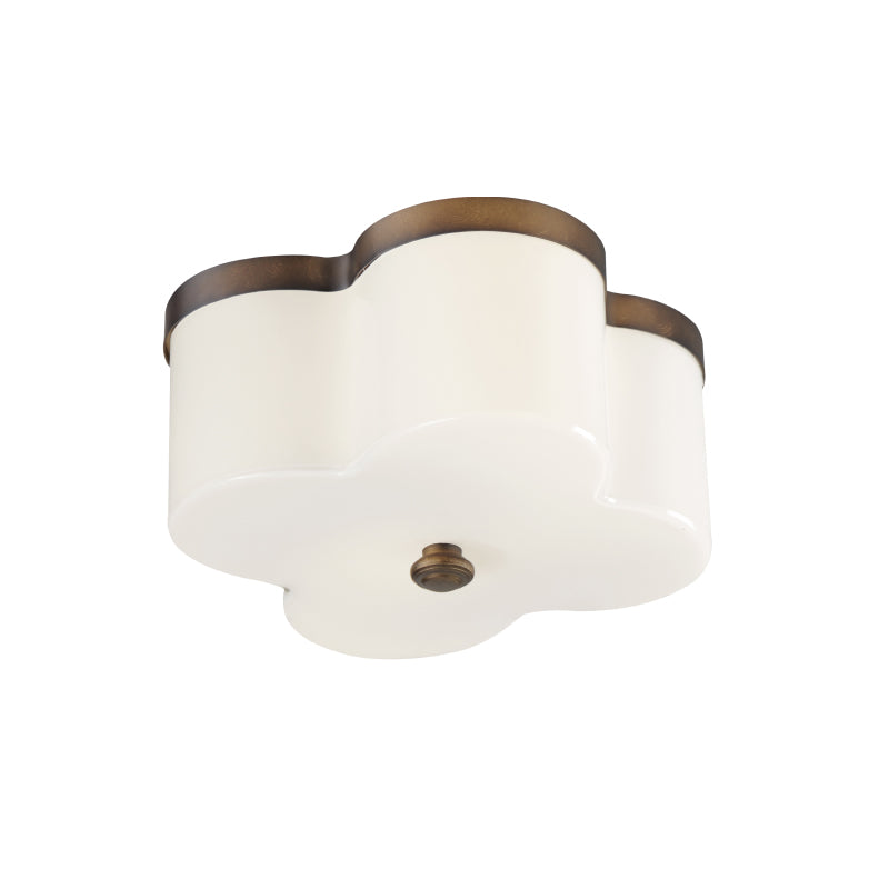 Maxim 12240 Clover 2-lt 14" Flush Mount-Antique Bronze