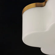 Maxim 12240 Clover 2-lt 14" Flush Mount-Natural Aged Brass