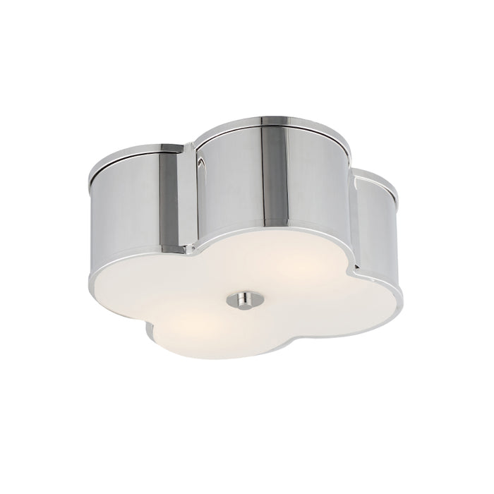 Maxim 12247 Clover 2-lt 14" Flush Mount-Polished Nickel