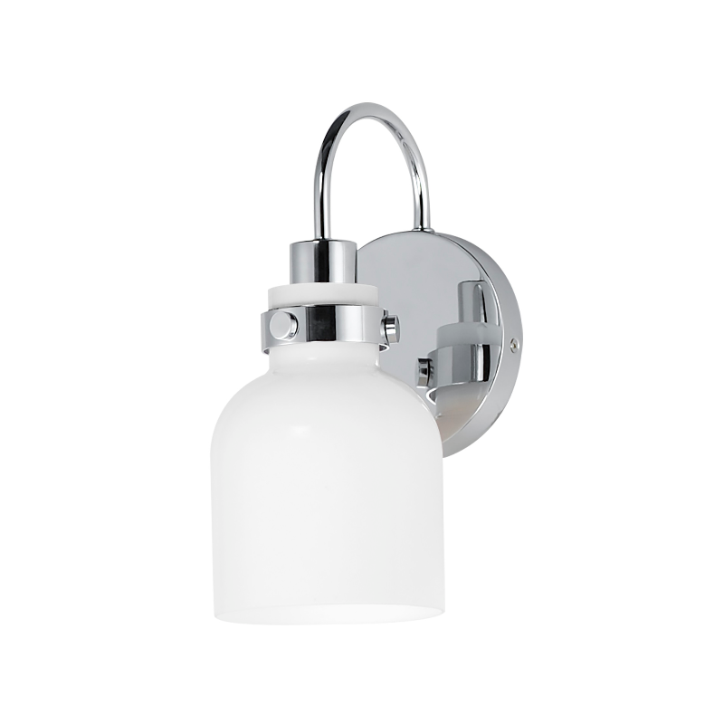 Maxim 12331 Milk 1-lt 11" Tall Wall Sconce