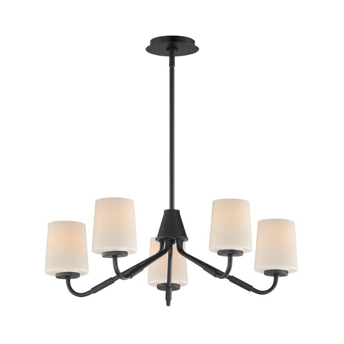 Maxim 12696 Durham 5-lt 26" Chandelier - Black