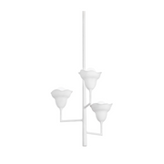 Hudson Valley 1283 Alora 3-lt 20" Chandelier - White Plaster