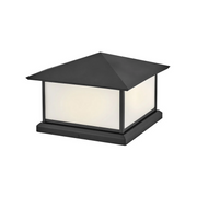 Hinkley 28987-LV Walter 2-lt 15" LED Outdoor Pier Mount Lantern - Textured Black