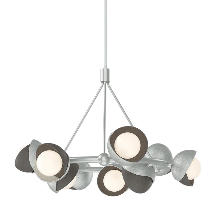 Hubbardton Forge 131068 Brooklyn 9-lt 32" Pendant, Dark Smoke Accent