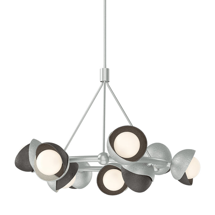 Hubbardton Forge 131068 Brooklyn 9-lt 32" Pendant, Oil Rubbed Bronze Accent