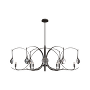 Hubbardton Forge 131085 Optic 8-lt 51" Pendant - Oil Rubbed Bronze