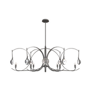 Hubbardton Forge 131085 Optic 8-lt 51" Pendant - Natural Iron