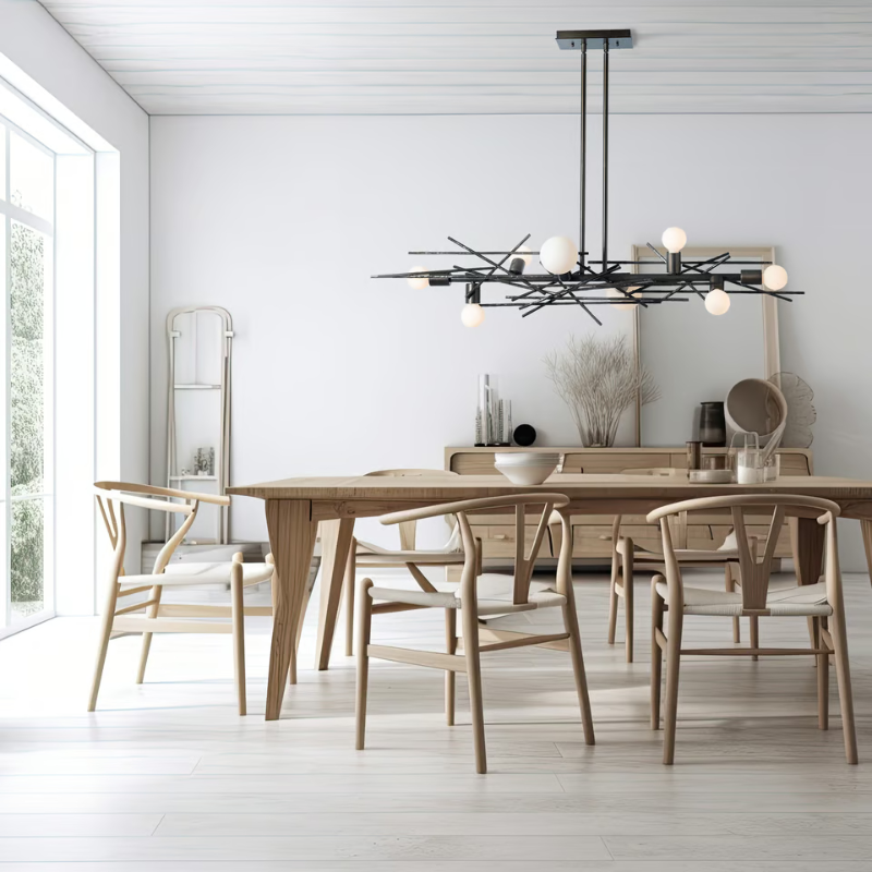 Hubbardton Forge 131087 Brindille 8-lt 54" Linear Pendant