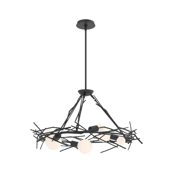 Hubbardton Forge 131088 Brindille 6-lt 37" Pendant - Black