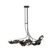 Hubbardton Forge 131097 Pangea 6-lt 48" Linear Pendant - Black