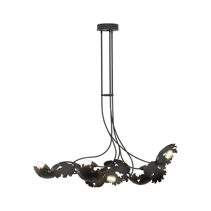 Hubbardton Forge 131097 Pangea 6-lt 48" Linear Pendant - Black