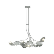 Hubbardton Forge 131097 Pangea 6-lt 48" Linear Pendant - Vintage Platinum
