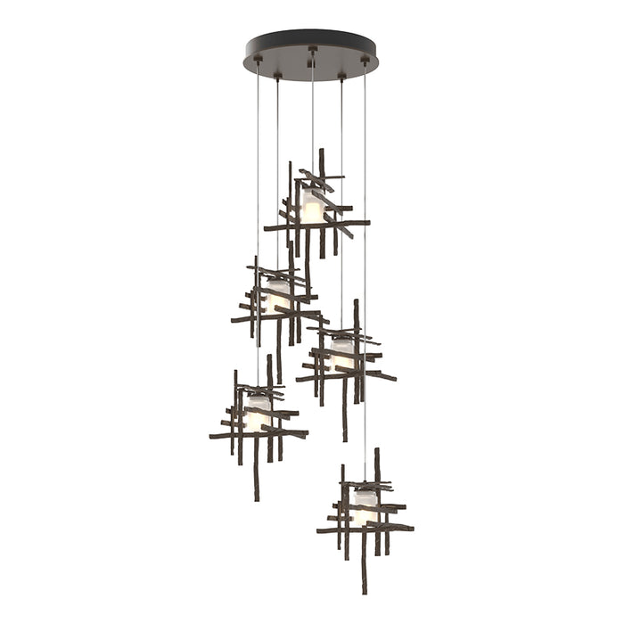 Hubbardton Forge 131128 Tura 5-lt 27" LED Pendant