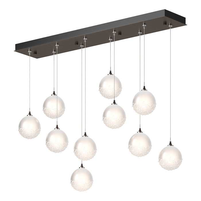 Hubbardton Forge 131130 Fritz Globe 10-lt 45" LED Pendant