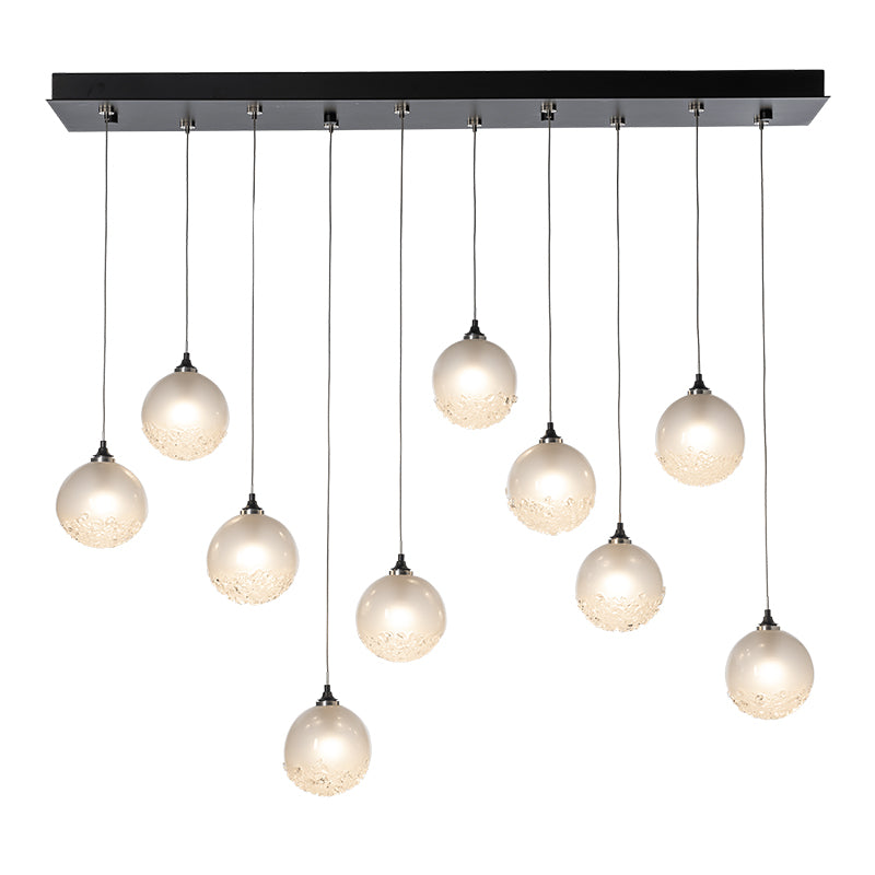Hubbardton Forge 131130 Fritz Globe 10-lt 45" LED Pendant
