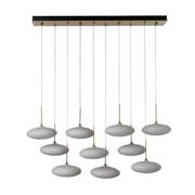 Hubbardton Forge 131148 Clouds 10-lt 48" LED Pendant - Modern Brass