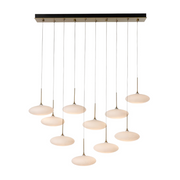Hubbardton Forge 131148 Clouds 10-lt 48" LED Pendant - Modern Brass