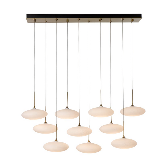 Hubbardton Forge 131148 Clouds 10-lt 48" LED Pendant - Modern Brass