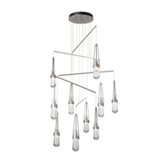 Hubbardton Forge 131149 Link 10-lt 35" LED Pendant - Vintage Platinum
