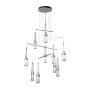 Hubbardton Forge 131149 Link 10-lt 35" LED Pendant - Vintage Platinum