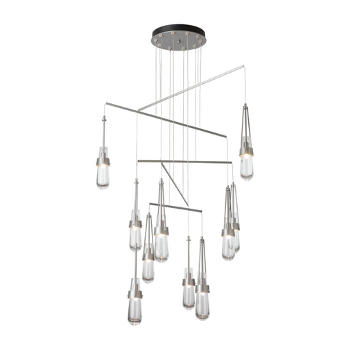Hubbardton Forge 131149 Link 10-lt 35" LED Pendant - Vintage Platinum