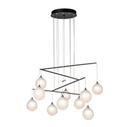 Hubbardton Forge 131151 Fritz 10-lt 37" LED Pendant - Oil Rubbed Bronze