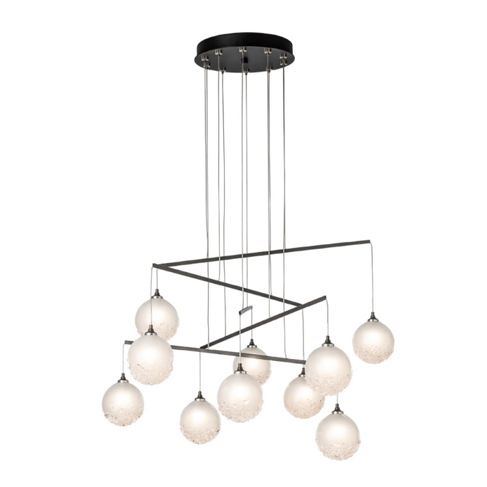 Hubbardton Forge 131151 Fritz 10-lt 37" LED Pendant - Oil Rubbed Bronze