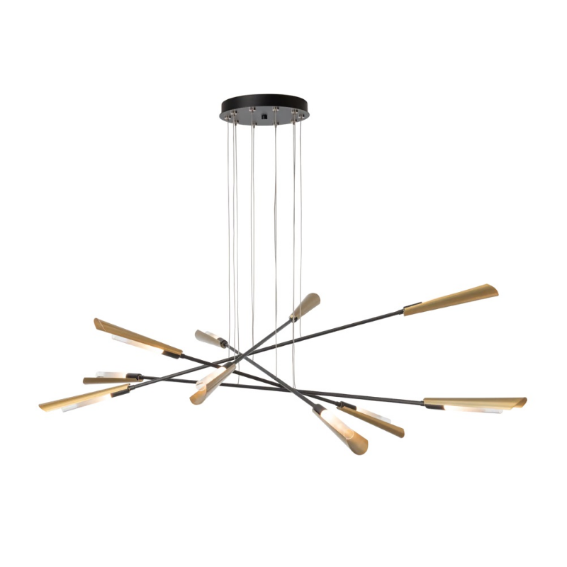 Hubbardton Forge 131412 Flight 10-lt 73" LED Pendant