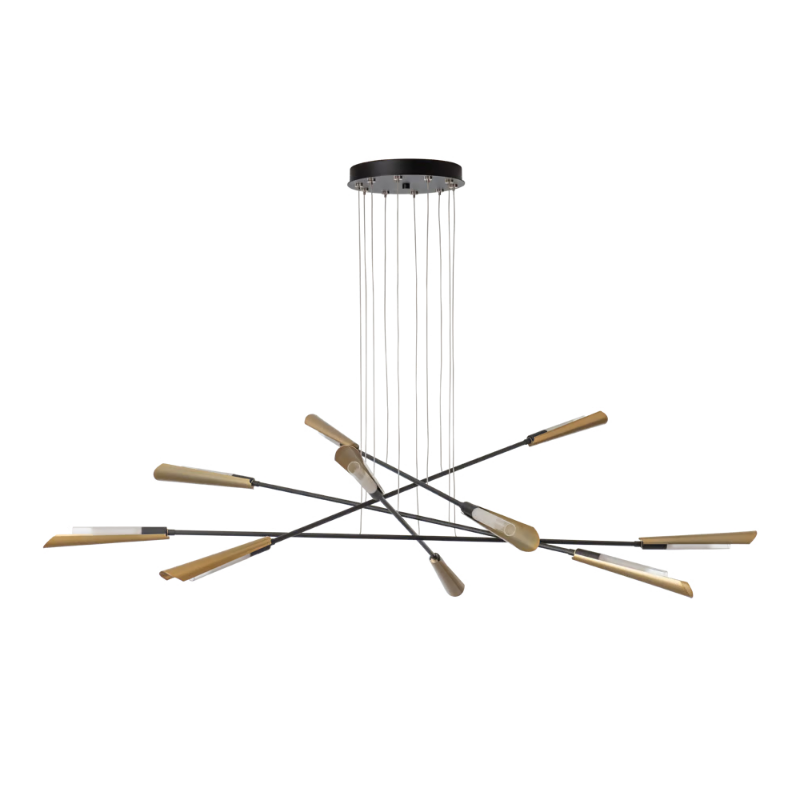 Hubbardton Forge 131412 Flight 10-lt 73" LED Pendant