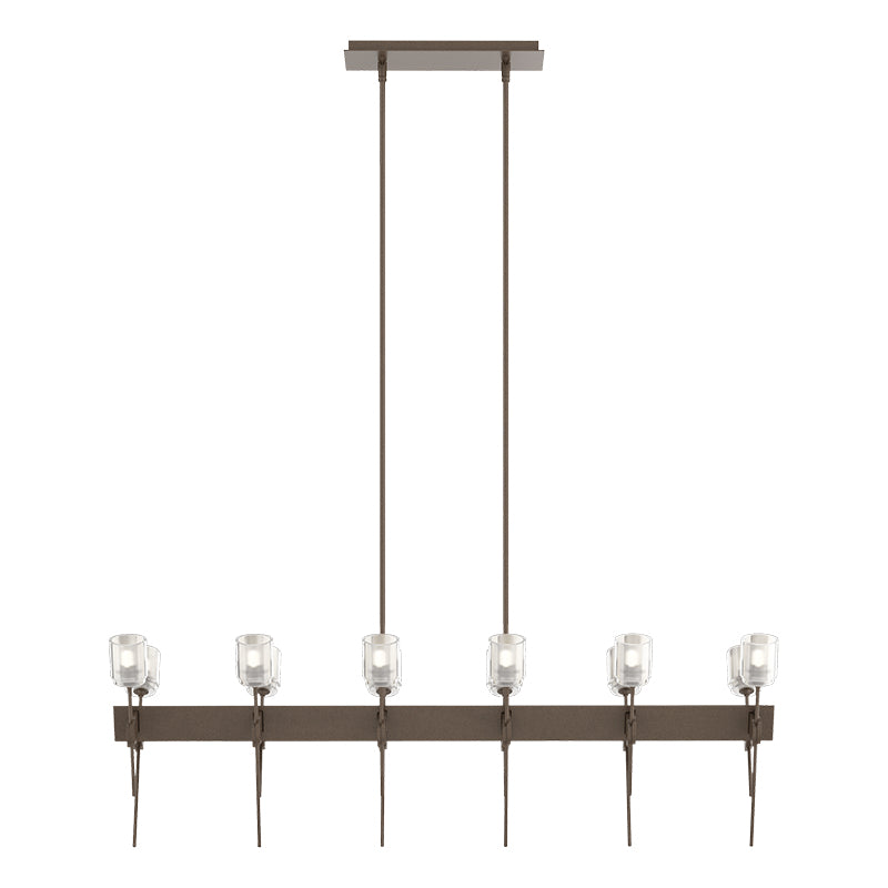 Hubbardton Forge 131525 Echo 12-lt 48" Linear Pendant