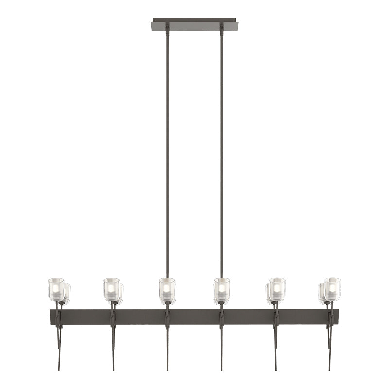 Hubbardton Forge 131525 Echo 12-lt 48" Linear Pendant