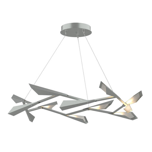 Hubbardton Forge 135005 Quill 45" LED Pendant, Vintage Platinum