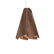 Accord 1363 Fuchsia 1-lt 13" LED Pendant - American Walnut