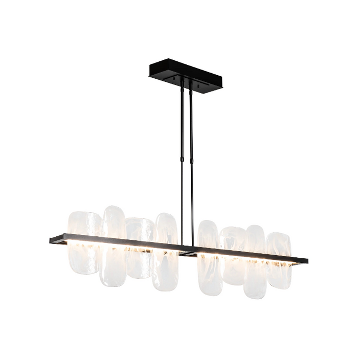 Hubbardton Forge 139661 Vitre 2-lt 52" LED Linear Pendant - Black