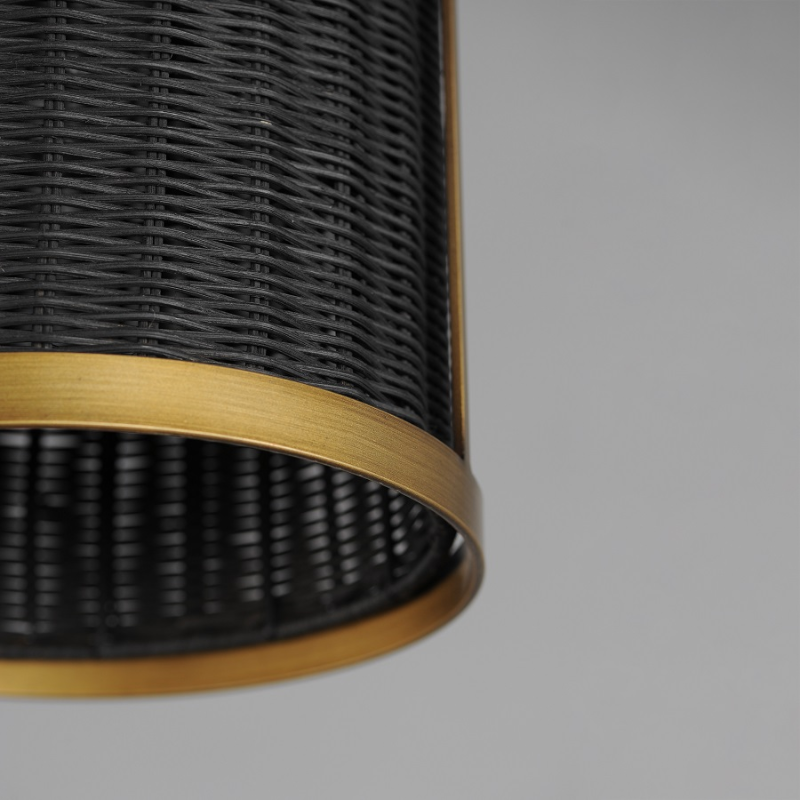 Maxim 14461 Rattan 1-lt 10" Pendant