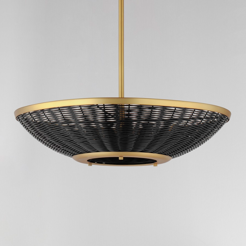 Maxim 14462 Rattan 3-lt 20" Pendant