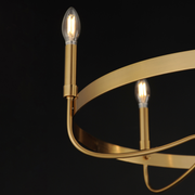 Maxim 14495 Frankie 5-lt 26" Chandelier - Heritage Brass