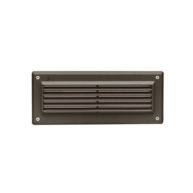 Kichler 15073 Low Voltage Brick Outdoor Step Light with Louvers