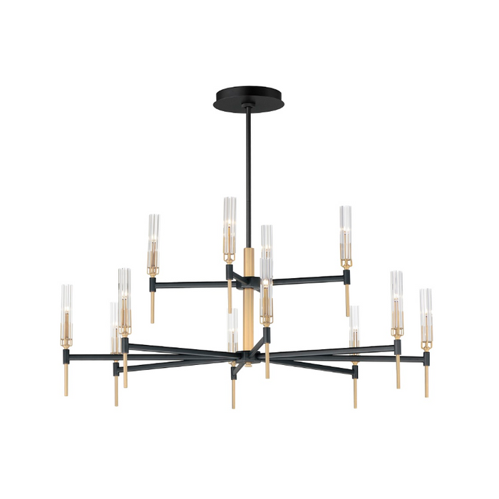 Maxim 16129 Flambeau 12-lt 48" LED Chandelier