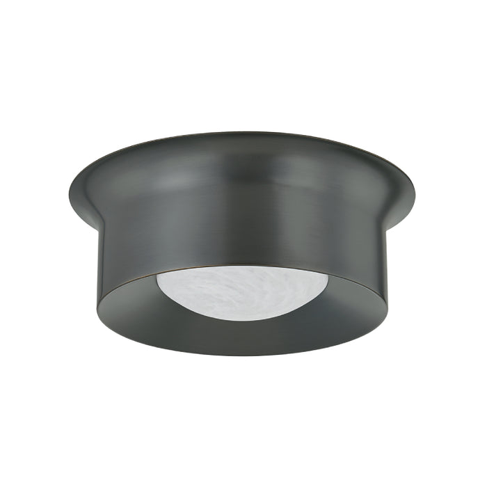 Hudson Valley 1714 Noxon 1-lt 14" LED Flush Mount - Distressed Bronze