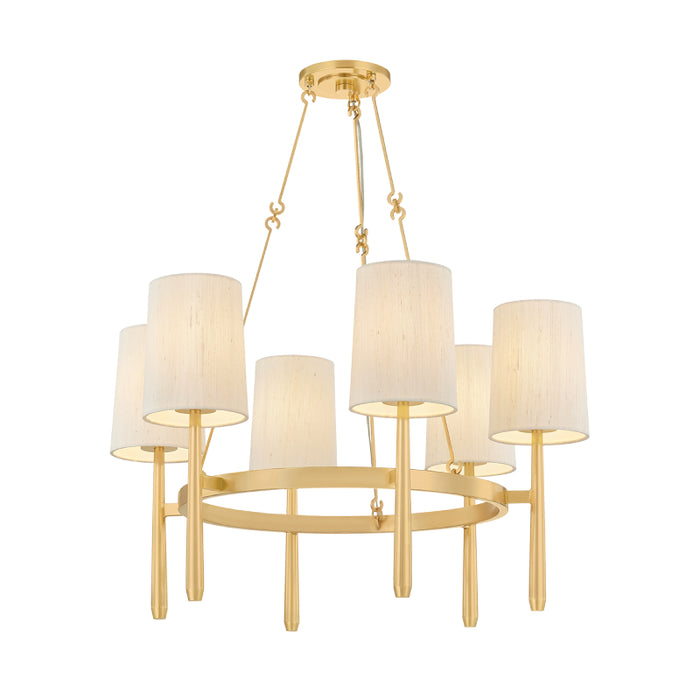 Hudson Valley 1776 Bridgeton 6-lt 30" Chandelier