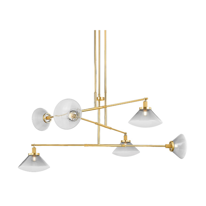 Hudson Valley 1936 Mendon 6-lt 58" Chandelier