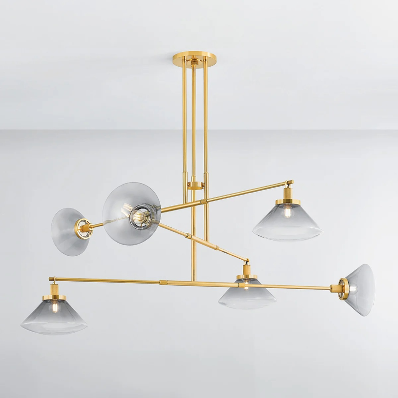 Hudson Valley 1936 Mendon 6-lt 58" Chandelier