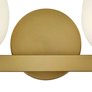 Hinkley 57022 Mae 2-lt 15" LED Vanity - Lacquered Brass