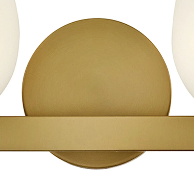 Hinkley 57022 Mae 2-lt 15" LED Vanity - Lacquered Brass