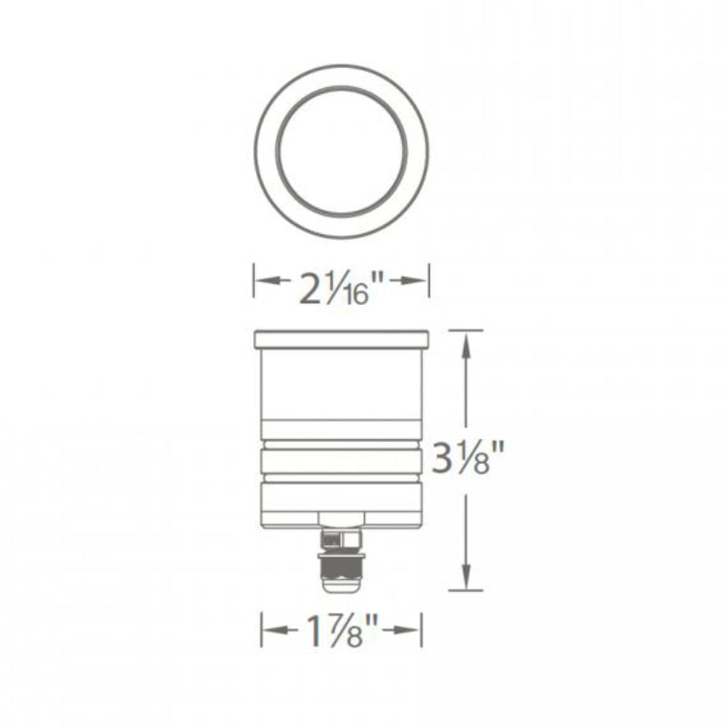 WAC 2011 2" Landscape Recessed LED Inground Slim Round  Light