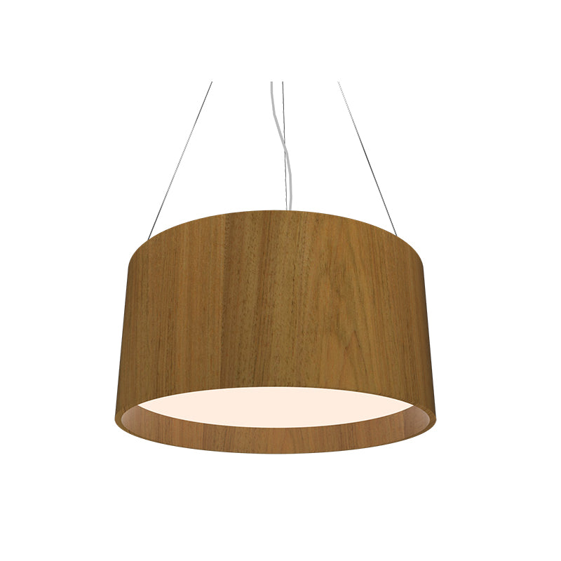 Accord 202LED Cylindrical 1-lt 20" LED Pendant - Louro Freijo