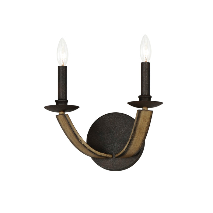 Maxim 20341 Basque 2-lt 13" Tall Wall Sconce