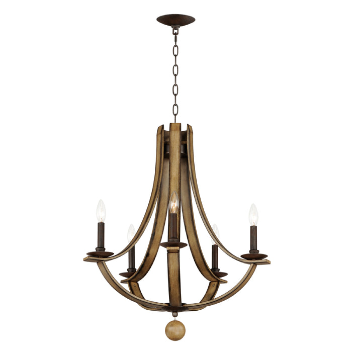 Maxim 20345 Basque 5-lt 26" Chandelier